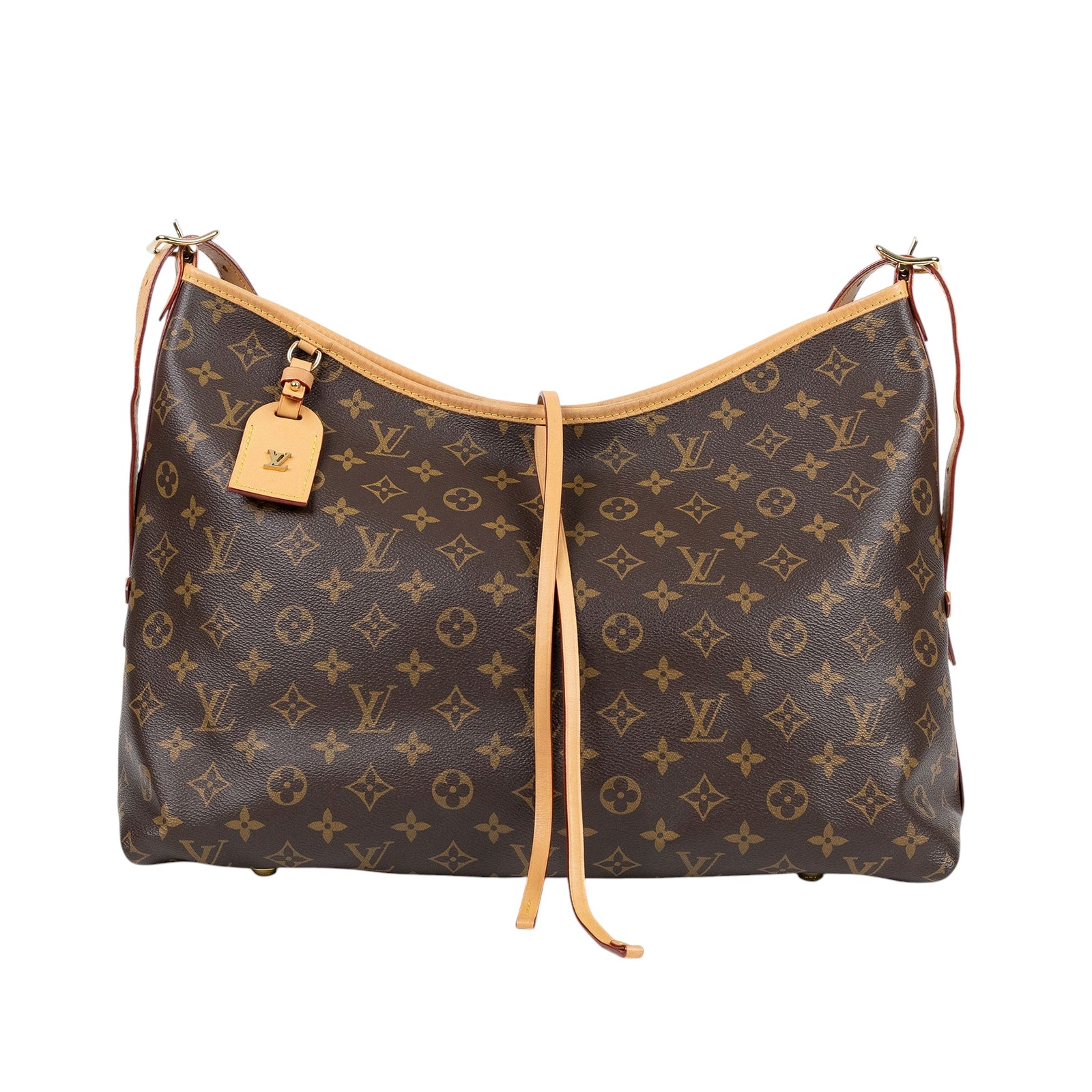 路易威登 LOUIS VUITTON CarryAll MM 原花 肩背包 M46197 晶片款 原花CARRYALL MM 吊牌/背帶