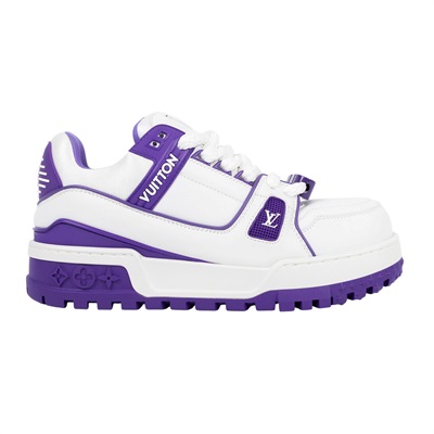 路易威登 LOUIS VUITTON LV Trainer 運動鞋 1ACPQ0 紫TRAINER MAXI #5 原廠盒子/防塵袋2/購買證明