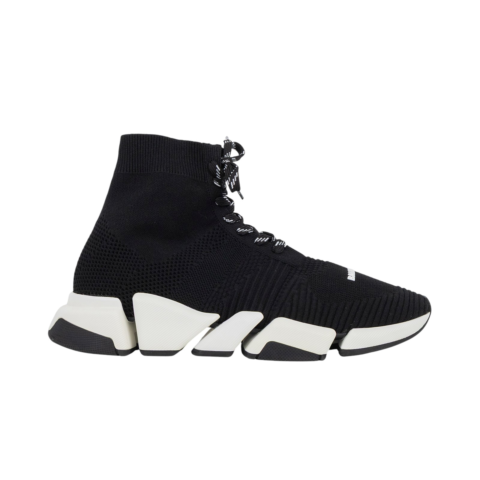 巴黎世家 BALENCIAGA Speed 2.0 Lace Up 運動鞋 617258W1702_45 黑白襪套球鞋#USA12 無附屬品