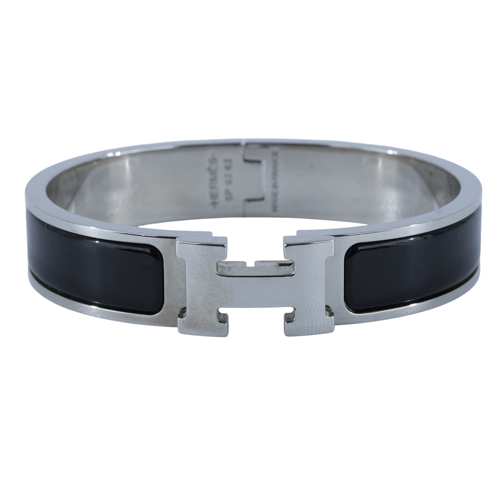 愛馬仕 Hermes Clic H PM 手環 黑色 H700001FP01PM /SP 02 62 黑銀CLIC H手環 PM 原廠盒子/防塵袋/購買證明