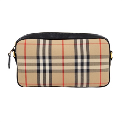 博柏利 BURBERRY Elongated 相機包 8020725 格紋肩背包 防塵袋