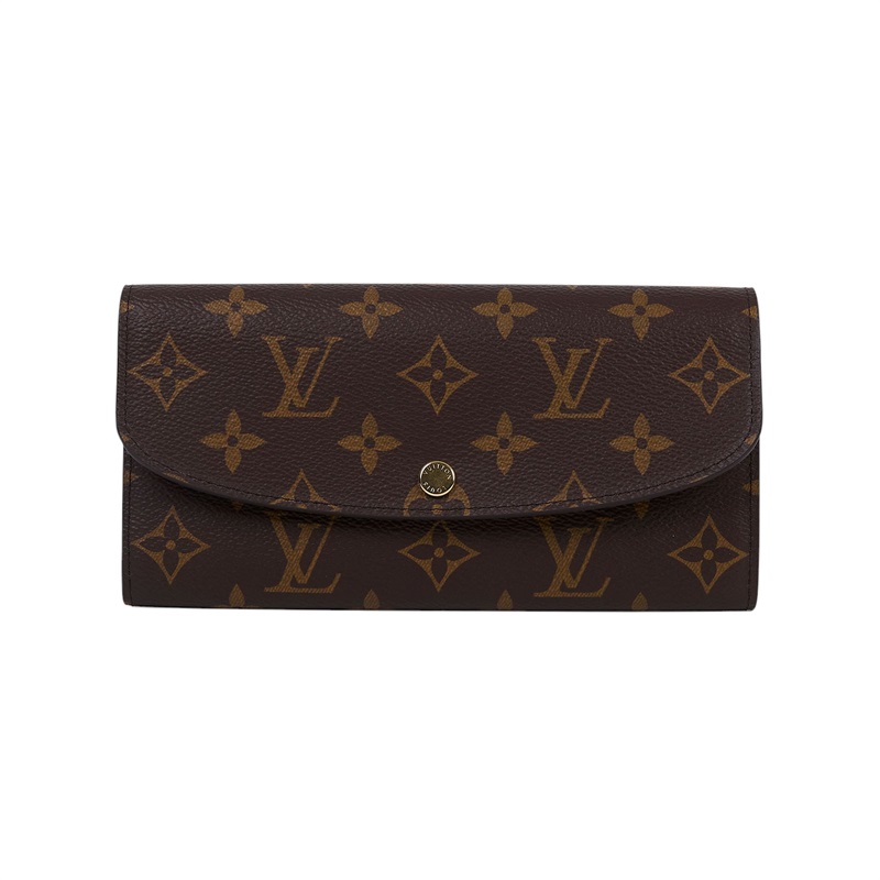 路易威登 LOUIS VUITTON Emilie 長夾 經典帆布 芭蕾粉色 M61289 晶片款 原花Emilie信封長夾 防塵袋