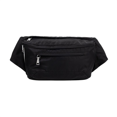 普拉達 PRADA 尼龍 腰包  黑尼龍腰包 無附屬品