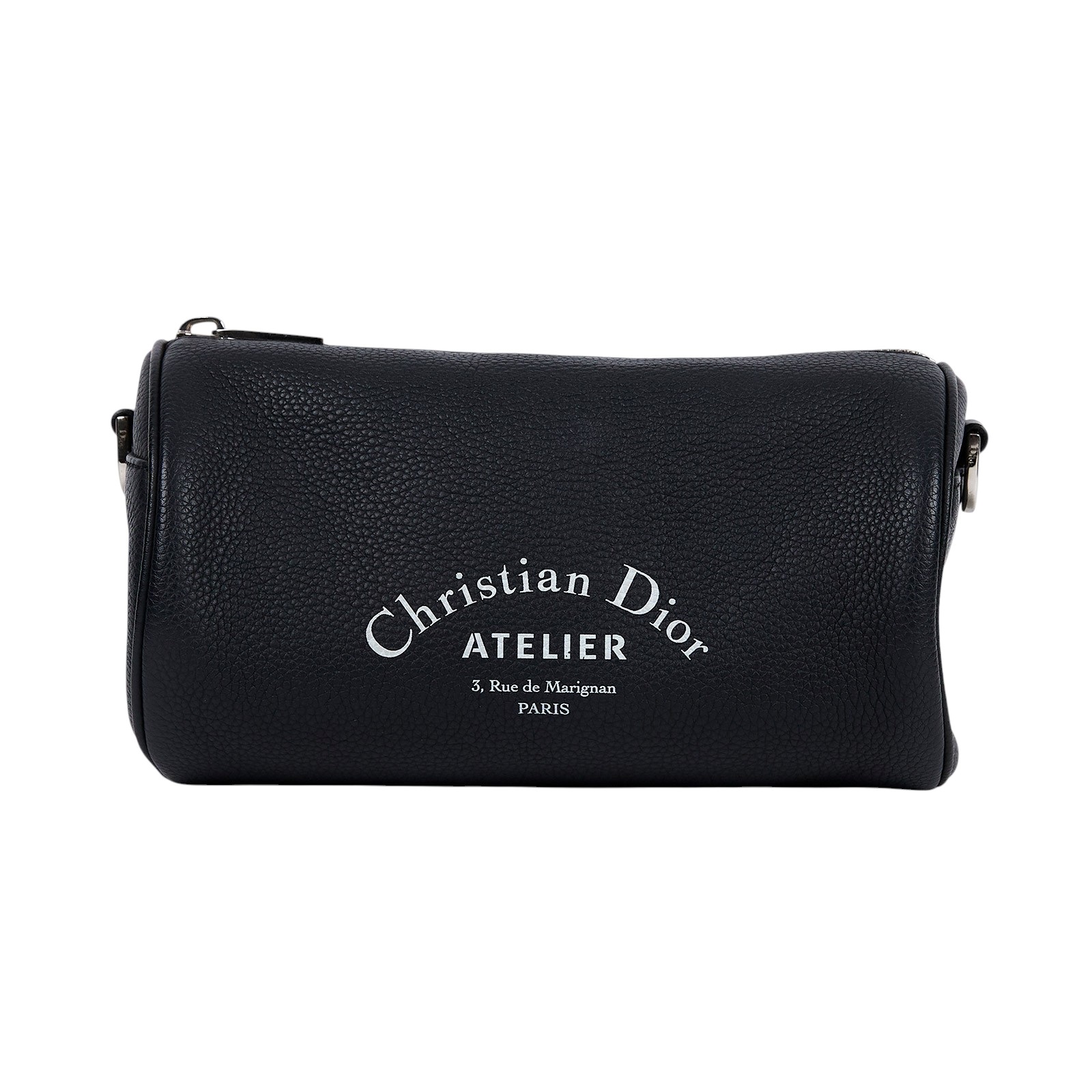 迪奧 CHRISTIAN DIOR Roller Bag 斜背包 滾筒包 1ATPO061XXX 黑ROLLER圓筒包 防塵袋/背帶