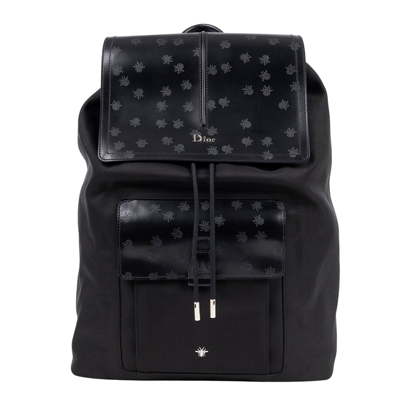 迪奧 CHRISTIAN DIOR Motion 後背包  黑帆布MOTION後背包 防塵袋