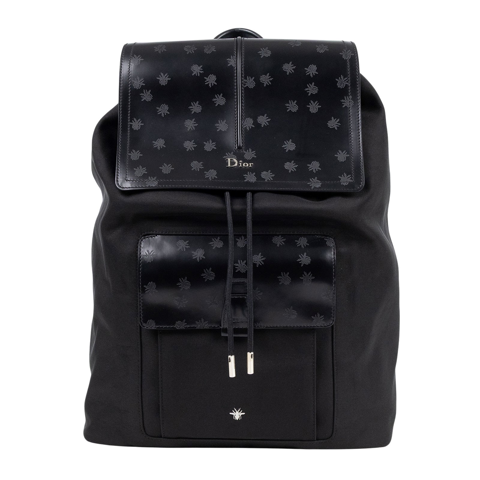 迪奧 CHRISTIAN DIOR Motion 後背包  黑帆布MOTION後背包 防塵袋