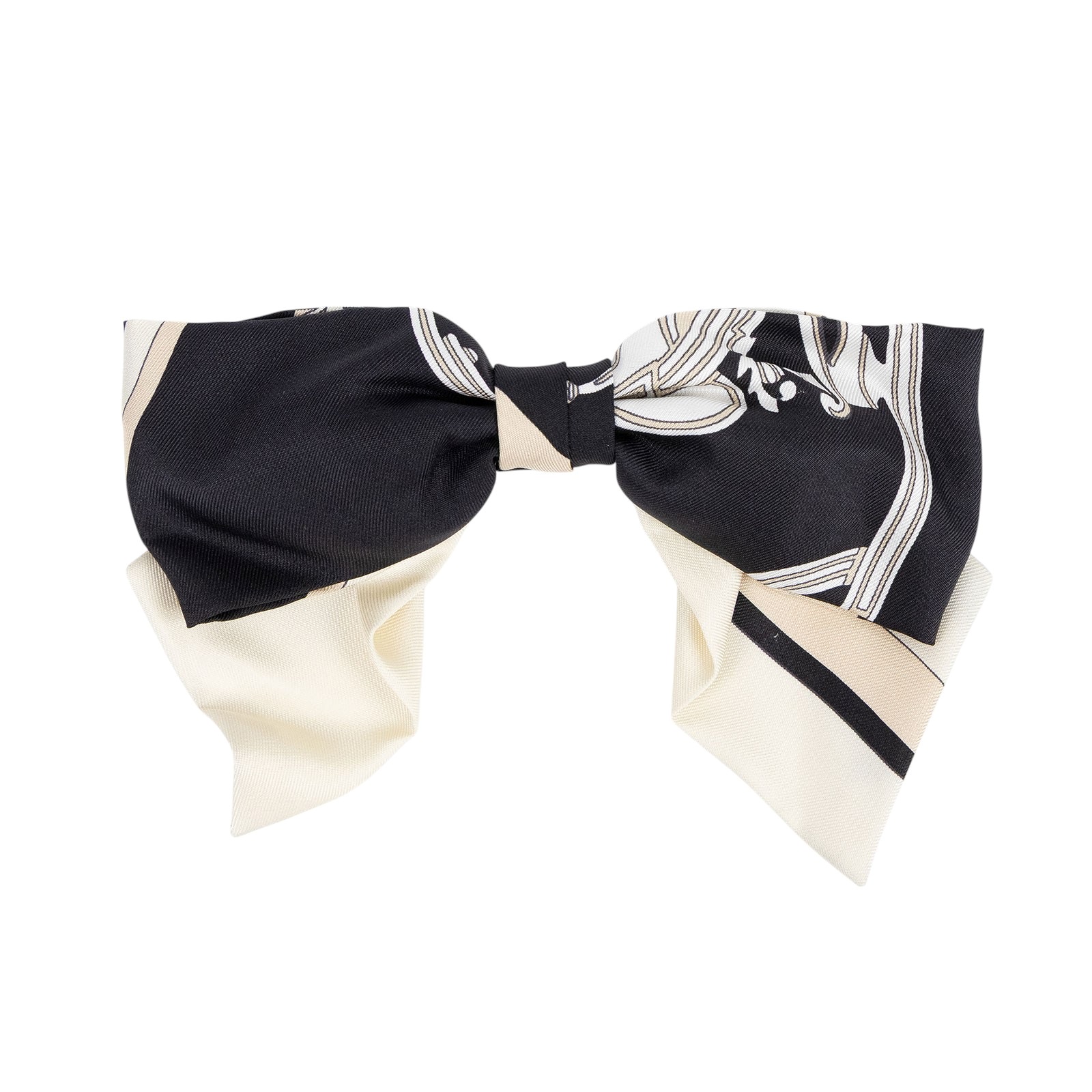 愛馬仕 Hermes Ex-Libris Grenelle 髮夾 H231022Gv02TU H231022G 蝴蝶結絲巾髮夾 原廠盒子/購買證明