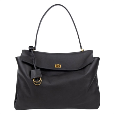 巴黎世家 BALENCIAGA Rodeo Large 手提包 7897442ABV5 黑金RODEO LARGE 防塵袋/背帶/吊牌
