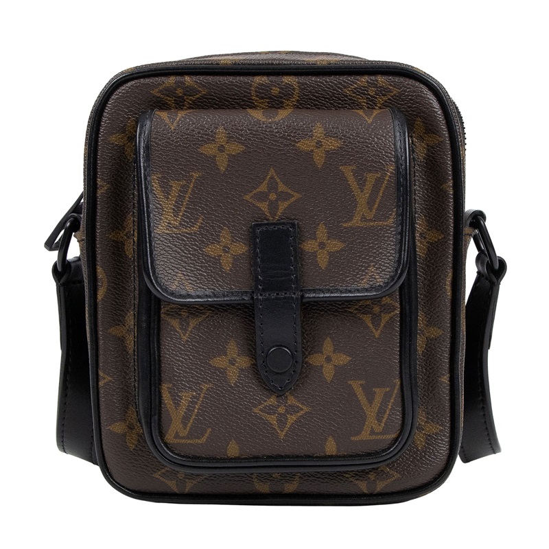 路易威登 LOUIS VUITTON Christopher 斜背 隨身包 M69404 晶片款 原花Christopher隨身包 防塵袋