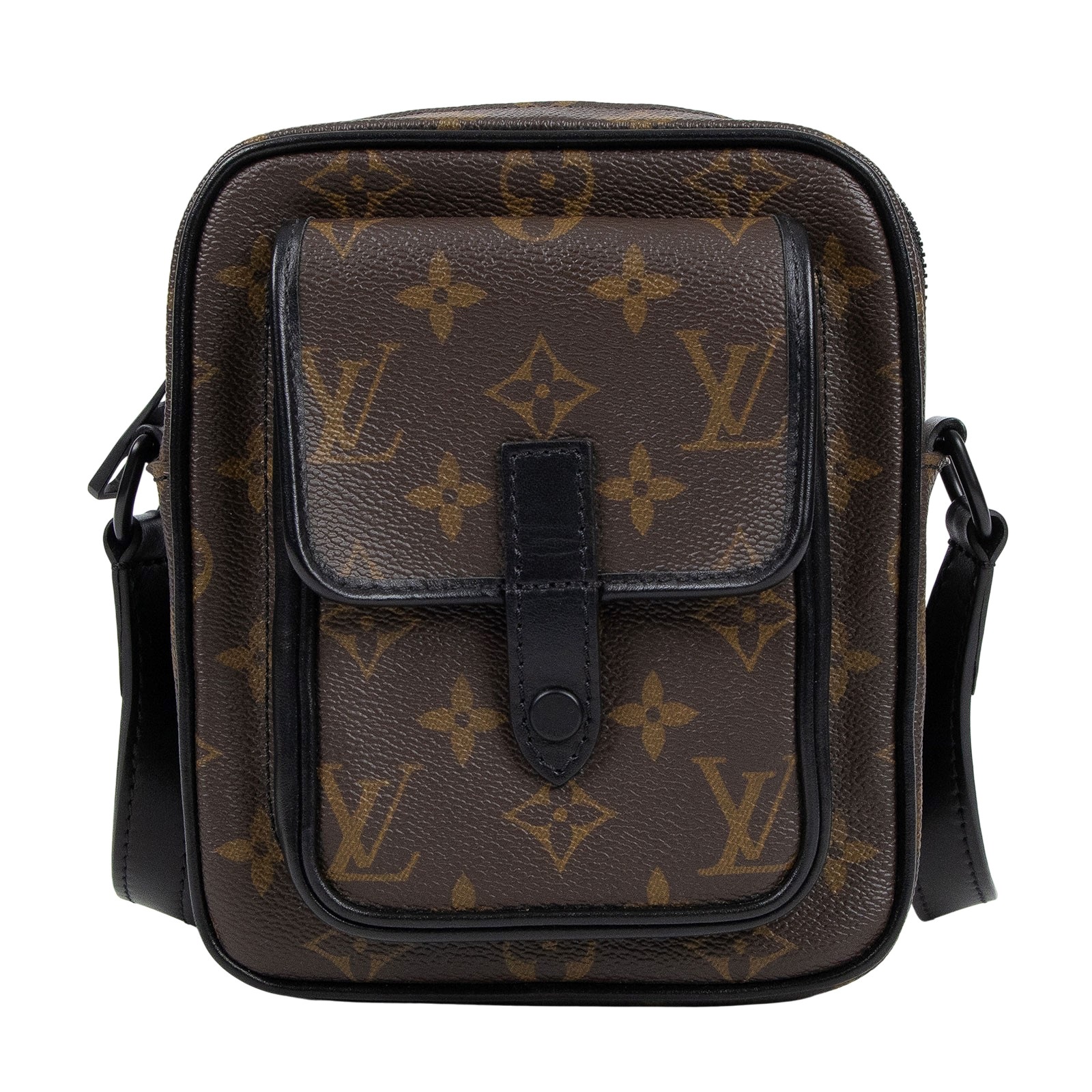 路易威登 LOUIS VUITTON Christopher 斜背 隨身包 M69404 晶片款 原花Christopher隨身包 防塵袋