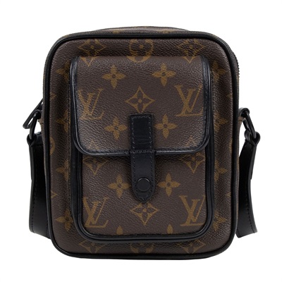 路易威登 LOUIS VUITTON Christopher 斜背 隨身包 M69404 晶片款 原花Christopher隨身包 防塵袋