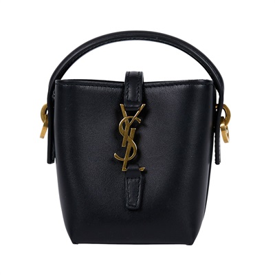 le 37 亮面皮革手袋 迷你 金色五金