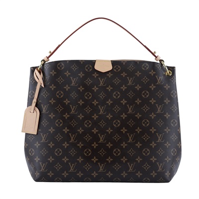 路易威登 LOUIS VUITTON Graceful PM 經典原花 大型 肩背包 M43700 晶片款 原花GRACEFUL MM 原廠盒子/防塵袋/吊牌