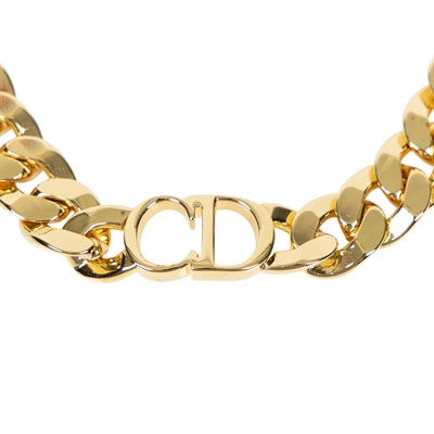 迪奧 CHRISTIAN DIOR Danseuse Etoile 項鍊 N0519DSEMT 金色CD古巴項鍊 原廠盒子/防塵袋/購買證明