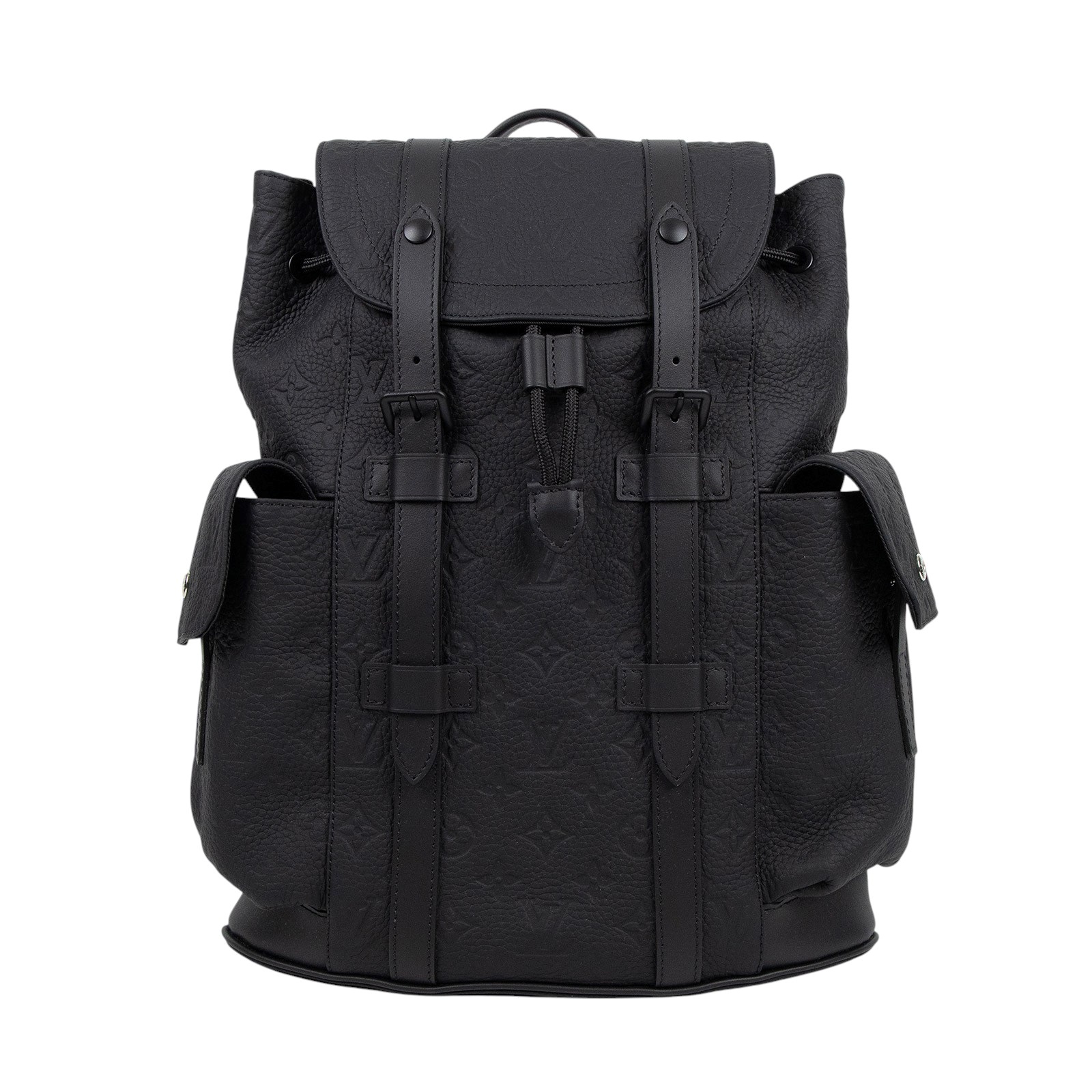 路易威登 LOUIS VUITTON Christopher PM 後背包 M20899 晶片款 黑原花壓紋Christopher後背包PM 原廠盒子/防塵袋