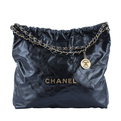 香奈兒 CHANEL 22 中型 束口包 AS3261 B08037 晶片款 黑金22BAG 中號 原廠盒子/防塵袋/購買證明/發票