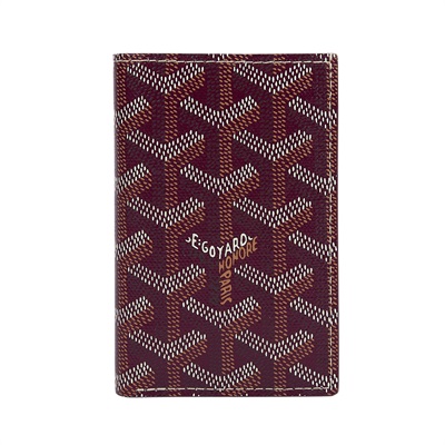 高雅德 GOYARD Saint-Pierre Card Wallet 卡夾 STPIE2PMLTY 酒紅對開卡夾 原廠盒子