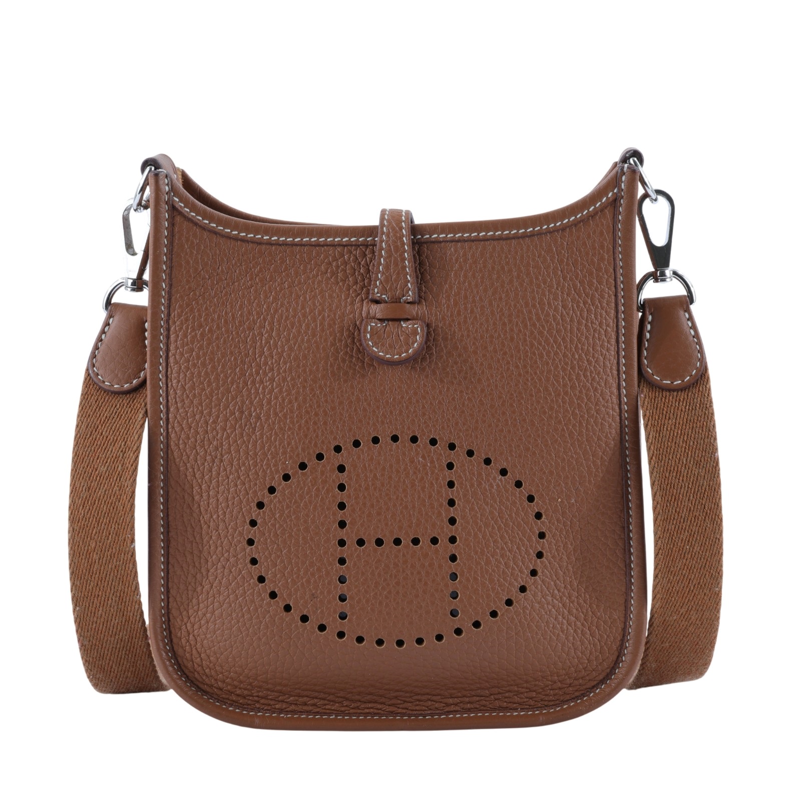 愛馬仕 Hermes Evelyne Bag Mini 伊芙琳包 Evelyne 16 EV16 W MI 010 IA  背帶