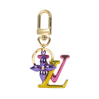 路易威登 LOUIS VUITTON  老花 Porte-Clés 鑰匙圈 M67808 金屬多色Porte-Clés吊飾 防塵袋/購買證明影本