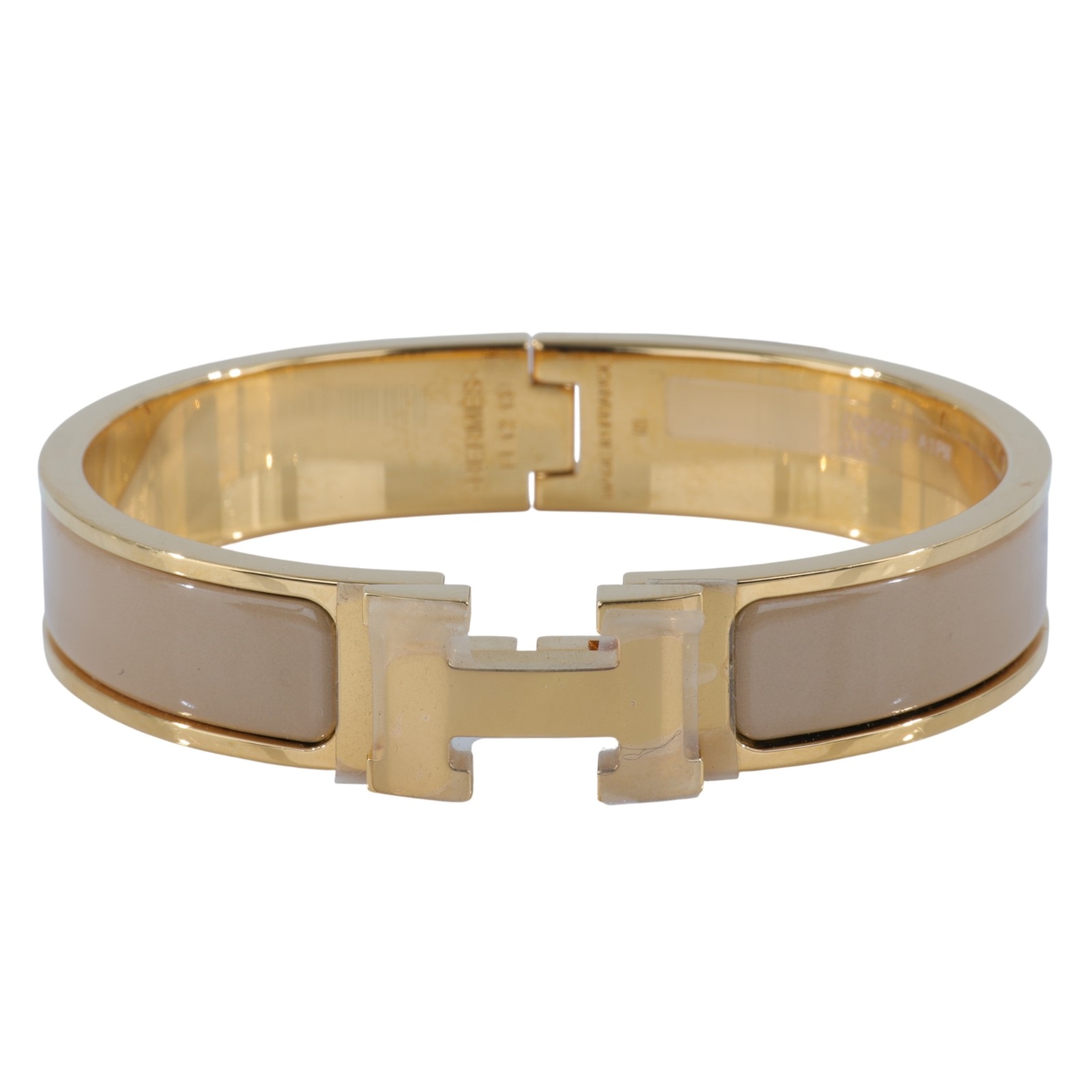 愛馬仕 Hermes Clic H PM 手環 沙子色 H700001FvA1PM /F1 12 13 金色CLIC H PM 原廠盒子/防塵袋/購買證明