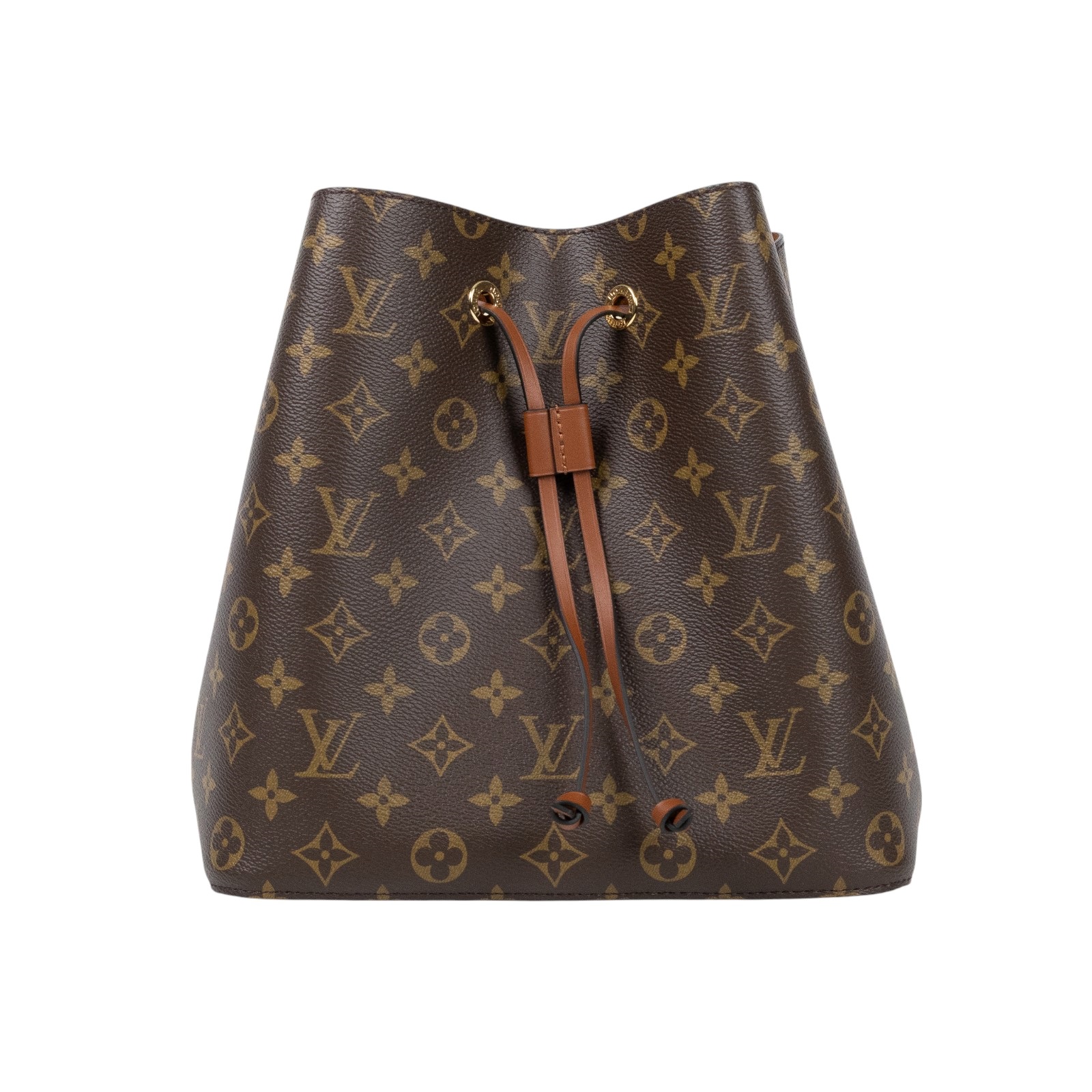 路易威登 LOUIS VUITTON NéoNoé MM 經典帆布 肩背 水桶包 棕色 M44887 晶片款  原廠盒子/防塵袋/背帶/購買證明