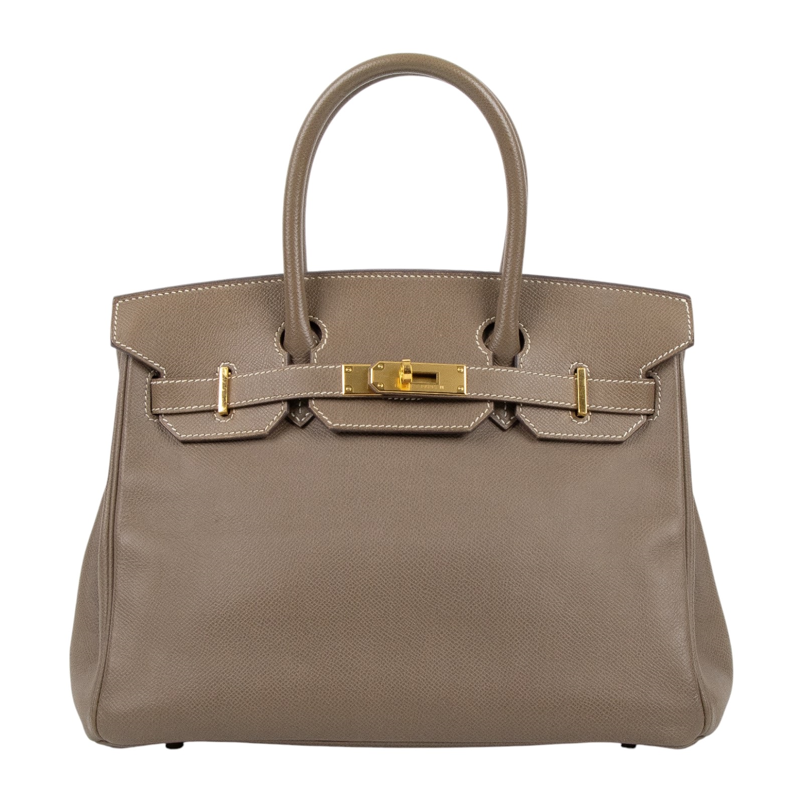 愛馬仕 Hermes Birkin Bag 柏金包 30 BK30 DIS 279 GH D刻 大象灰BIRKIN30 防塵袋/鎖組/雨衣