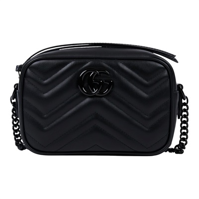 古馳 GUCCI GG Marmont 迷你 相機包 634936 DTDHV SO BLACK MARMONT相機包 原廠盒子/防塵袋