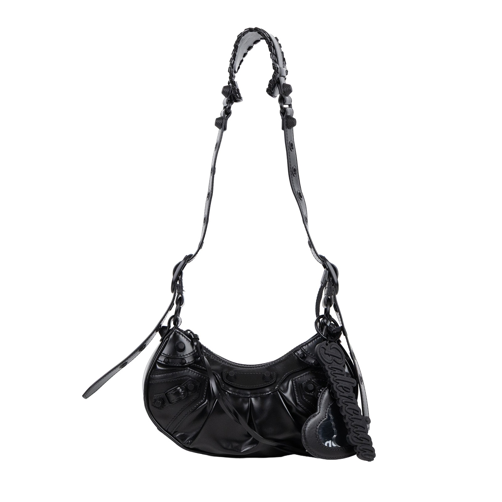 巴黎世家 BALENCIAGA Le cagole XS 半月 可頌包 6713092AAO0 CAGOLE XS 防塵袋/鏡子/吊飾