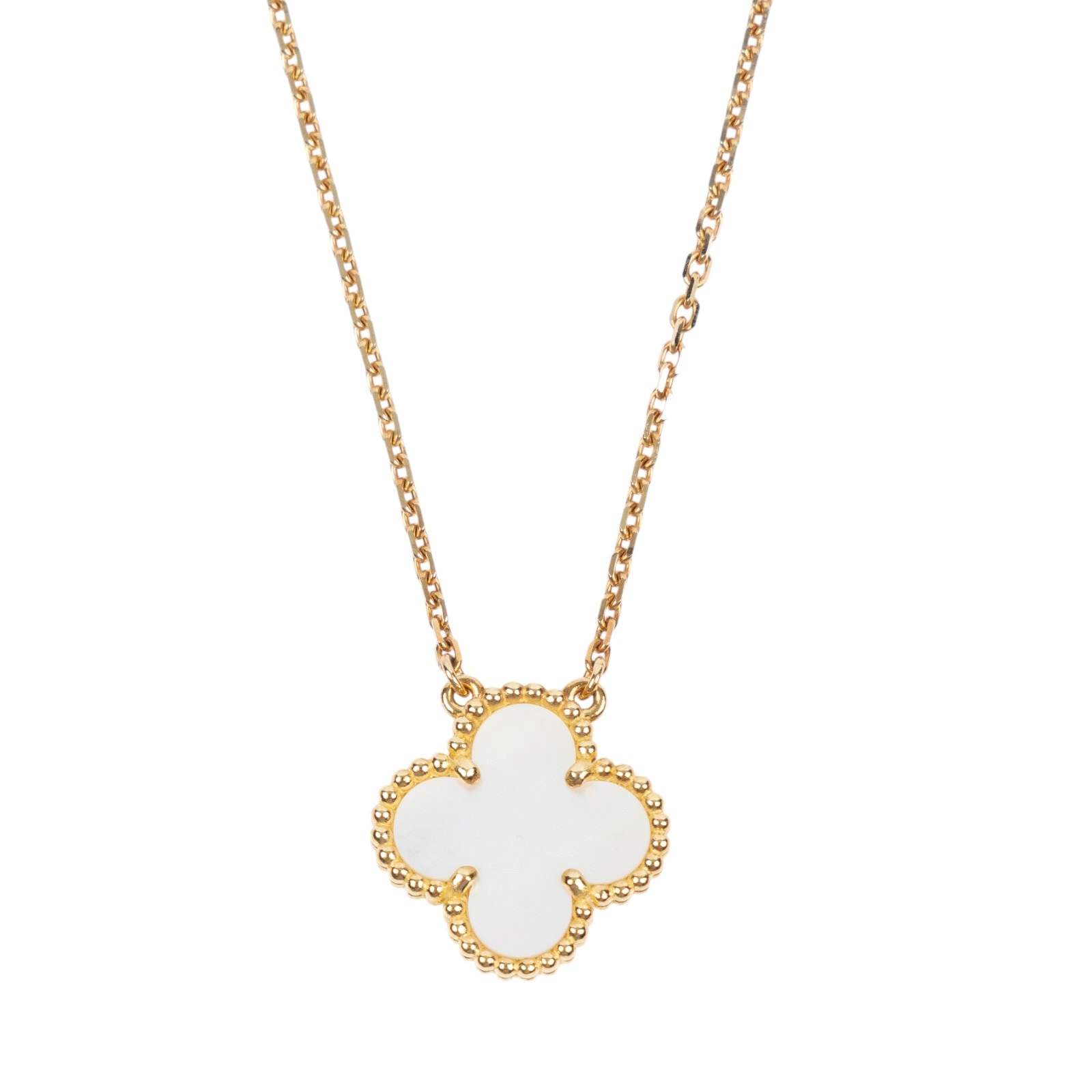 梵克雅寶 Van Cleef & Arpels Vintage Alhambra 吊墜 小型 vcara45900  原廠盒子2/防塵袋/保證卡/購買證明/內襯