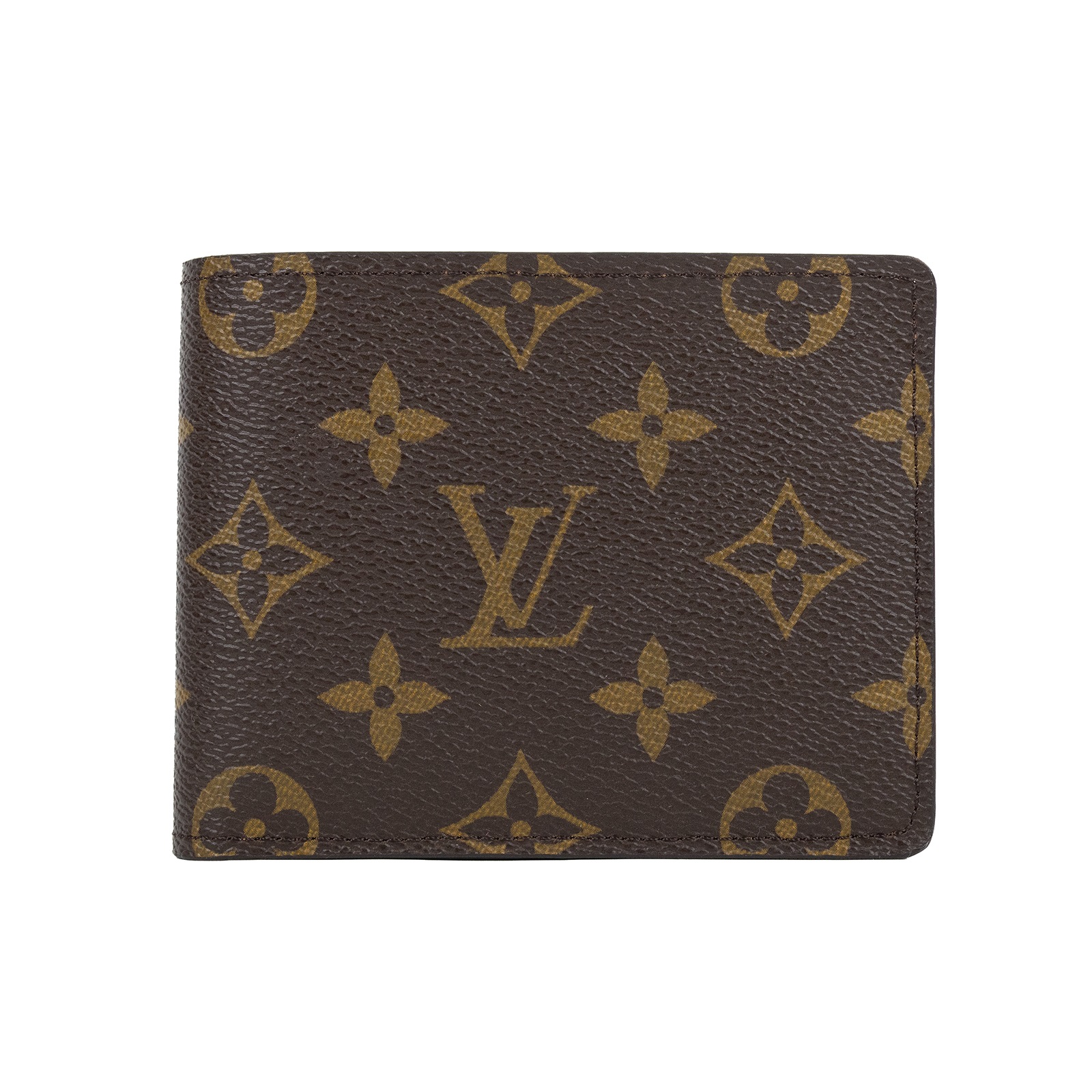路易威登 LOUIS VUITTON Multiple 經典帆布 錢包 短夾 M60895 原花Multiple對開短夾 原廠盒子/防塵袋