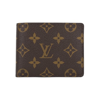路易威登 LOUIS VUITTON Multiple 經典帆布 錢包 短夾 M60895 原花Multiple對開短夾 原廠盒子/防塵袋