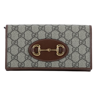 古馳 GUCCI Horsebit 1955 WOC 馬銜釦 金鍊 肩背 斜背 手拿包 621892 92TCG 咖原花1955 WOC 原廠盒子/防塵袋