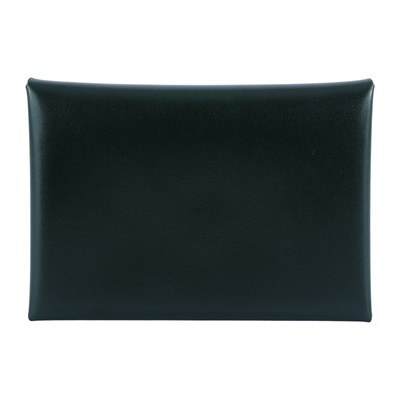 愛馬仕 Hermes Calvi Duo 卡包 CALD W MZ 007 HA W刻 深綠CALVE DUO BOX皮 原廠盒子