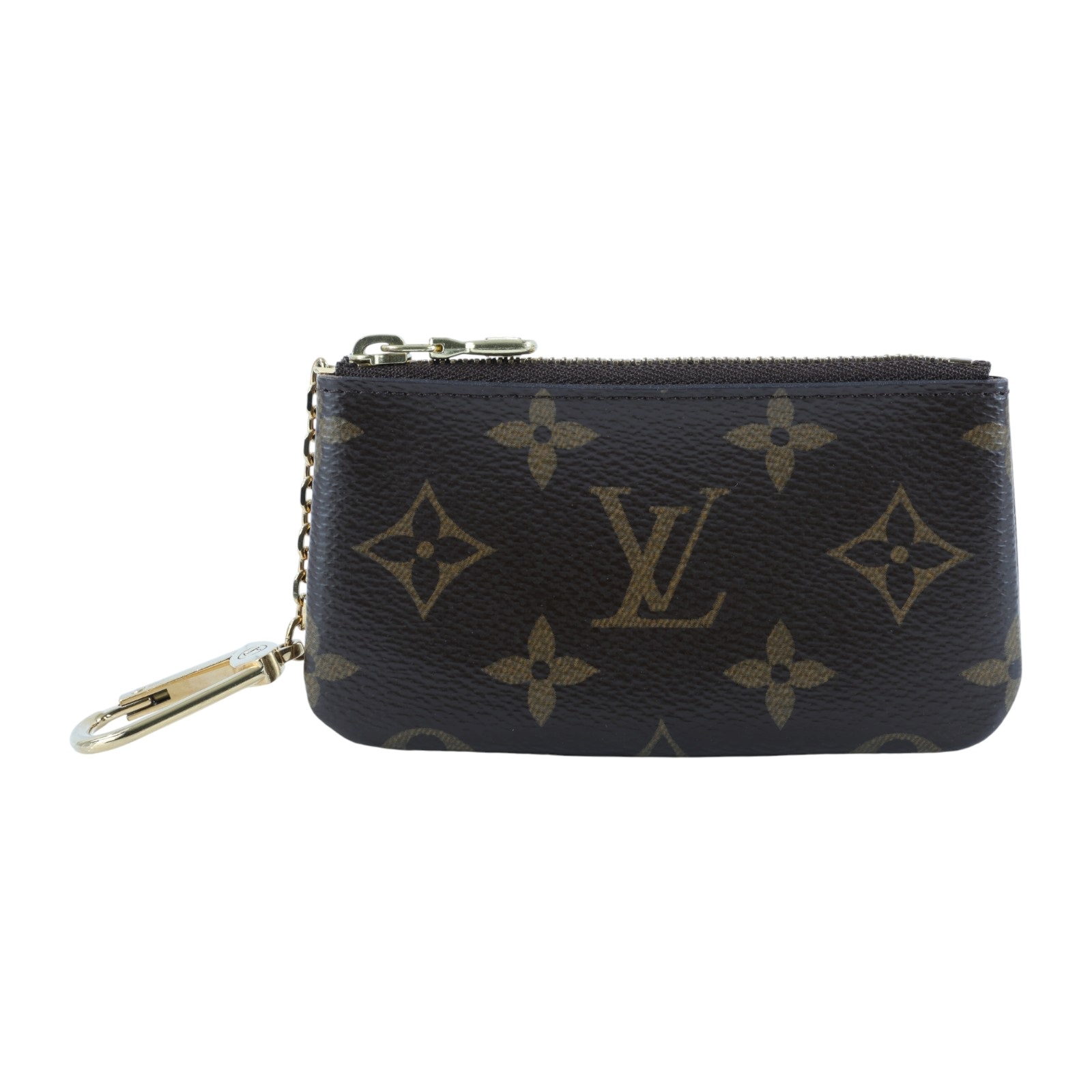 路易威登 LOUIS VUITTON 鑰匙零錢包 吊飾 經典帆布 M62650 原花鑰匙包 無附屬品