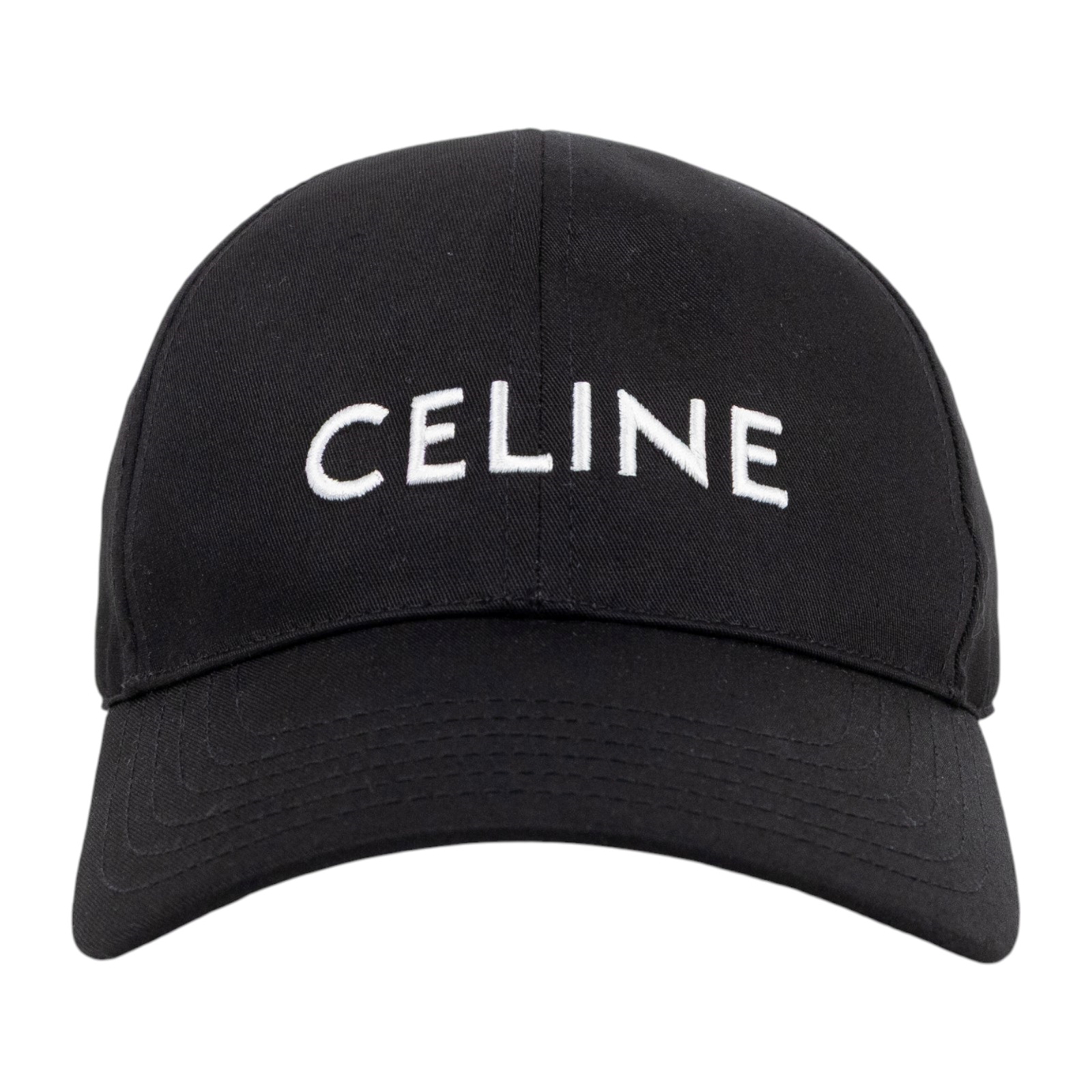 思琳 CELINE 棉質棒球帽 2AUS9242N_M 黑棒球帽#M 防塵袋/購買證明