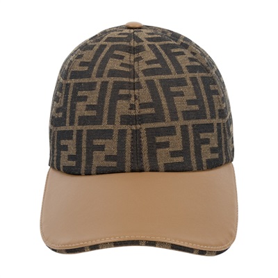 芬迪 FENDI Zucca FF提花 棒球帽 FXQ675ALSG_58 FF棒球帽 防塵袋