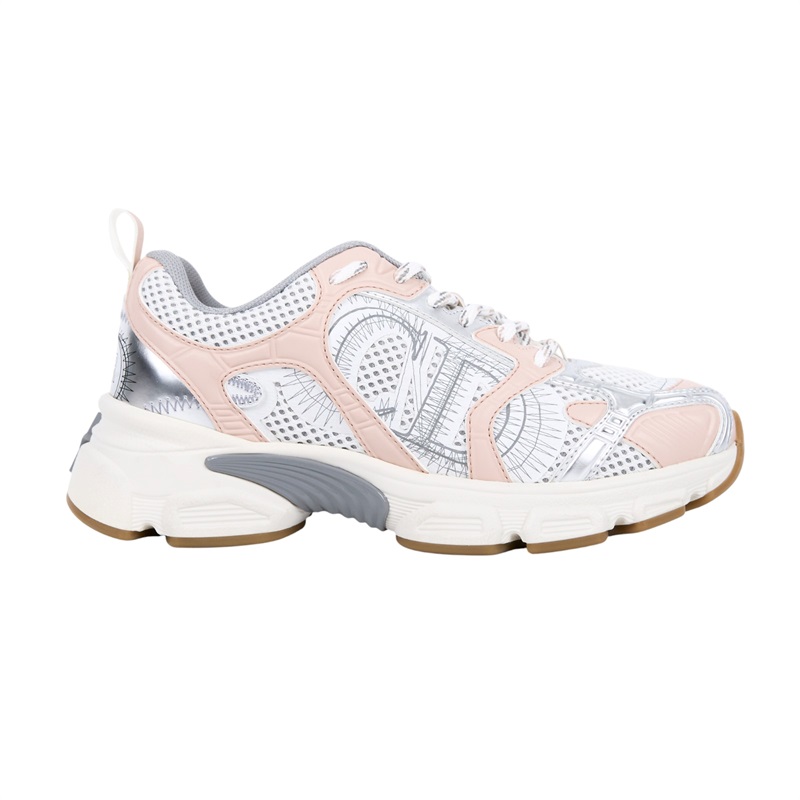 迪奧 CHRISTIAN DIOR Chrono 運動鞋 KCK414TRM_36 粉CHRONO運動鞋#36 原廠盒子/防塵袋2/替換鞋帶