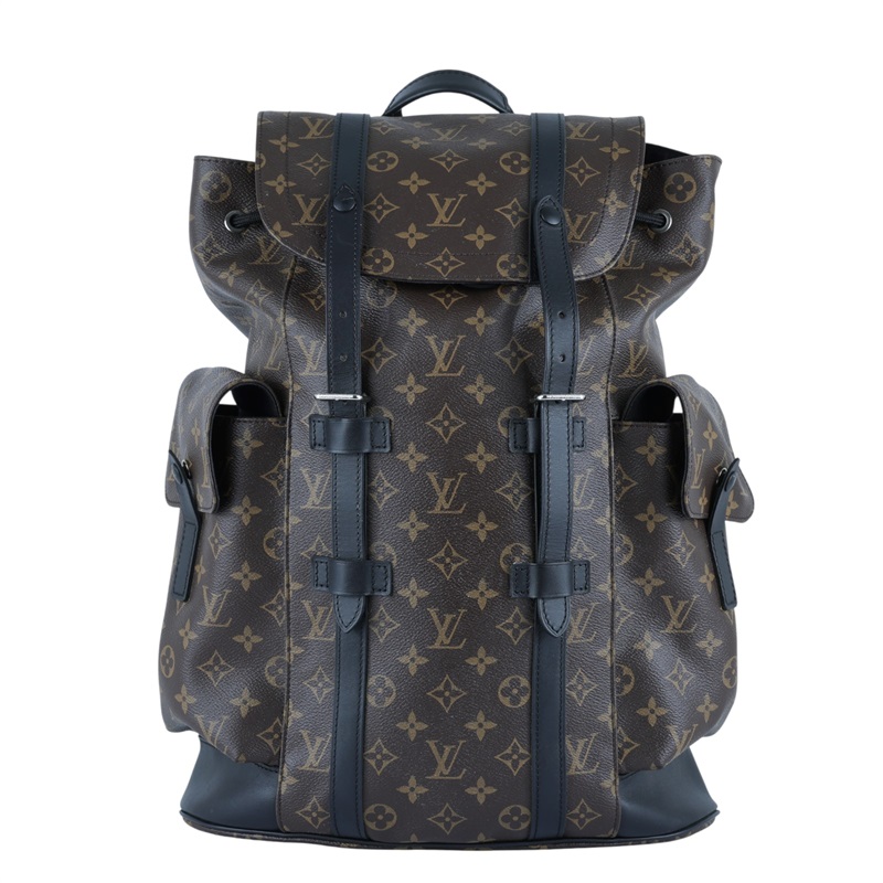 路易威登 LOUIS VUITTON Christopher MM 後背包 經典帆布 M43735 原花Christopher MM後背包 防塵袋/原廠盒子