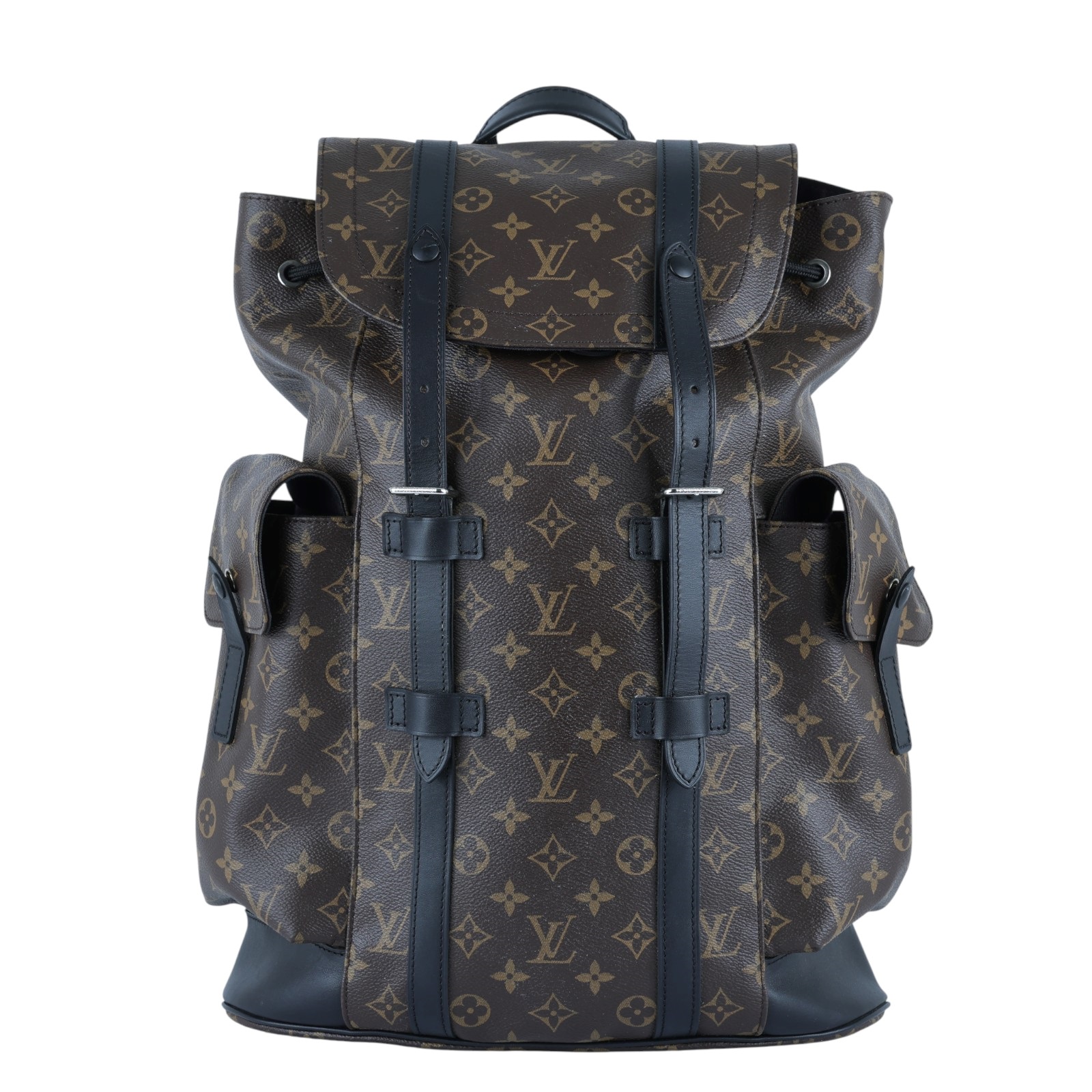 路易威登 LOUIS VUITTON Christopher MM 後背包 經典帆布 M43735 原花Christopher MM後背包 防塵袋/原廠盒子
