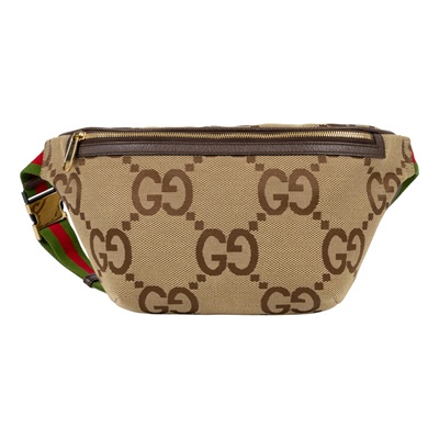 古馳 GUCCI Jumbo GG 腰包 696031 UKMDG 帆布GG肩背包 無附屬品