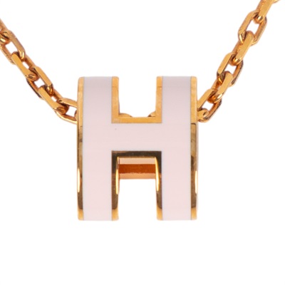 愛馬仕 Hermes Mini Pop H 墜飾  糖衣粉 H147992FO85 ST 02 34 粉玫瑰金MINI POP H項鍊 原廠盒子/防塵袋
