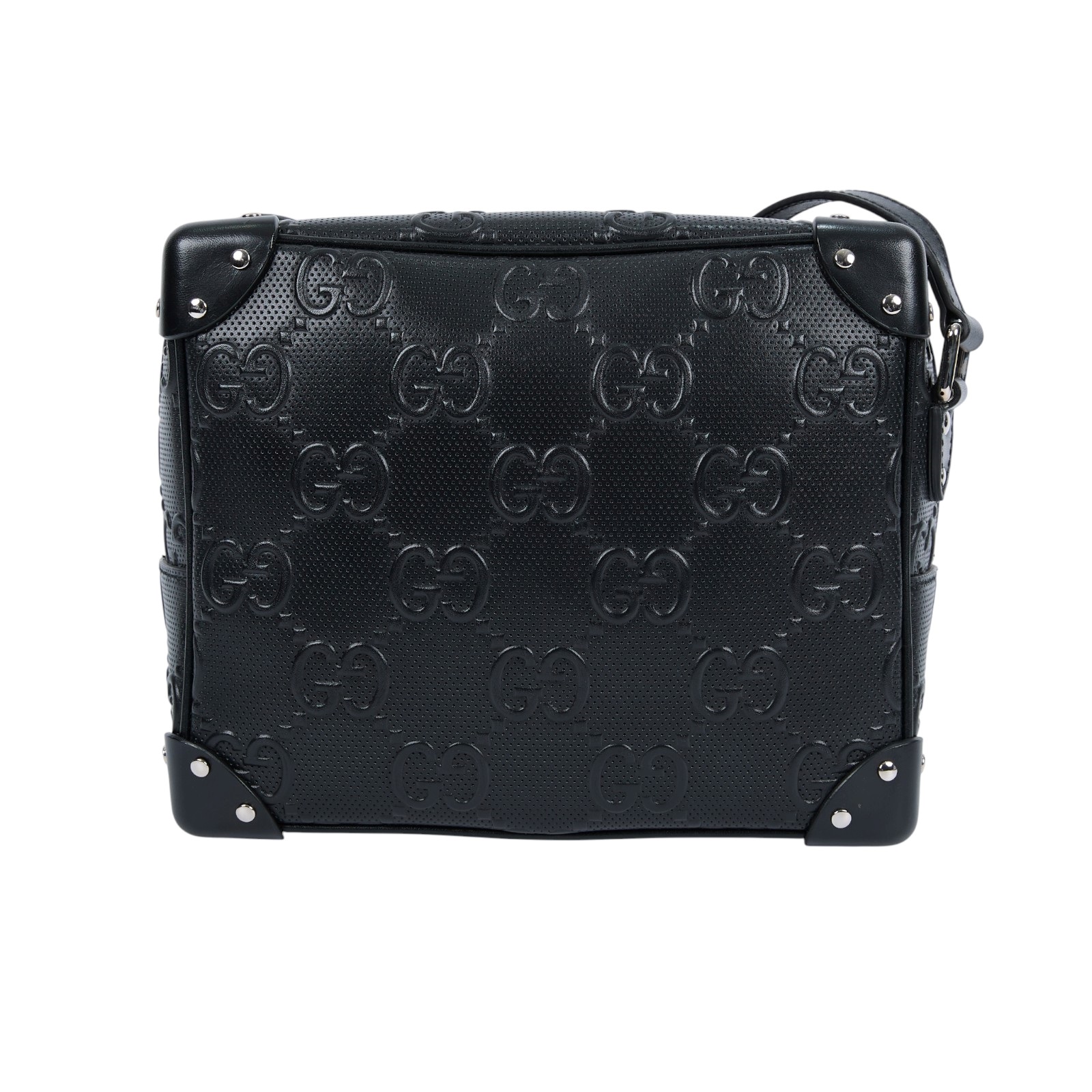 古馳 GUCCI GG  方型 箱包 ‎626363 1W3AN 黑GG壓紋方箱包 防塵袋