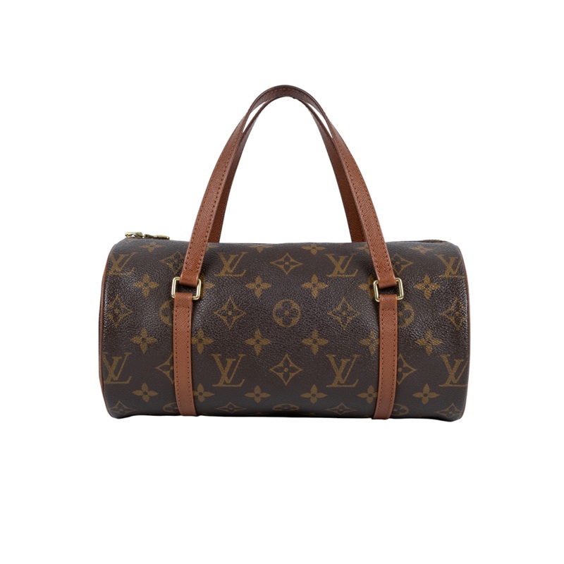 路易威登 LOUIS VUITTON Papillon 26 老花 圓筒 手提包 M51366 原花PAPILLON26 防塵袋