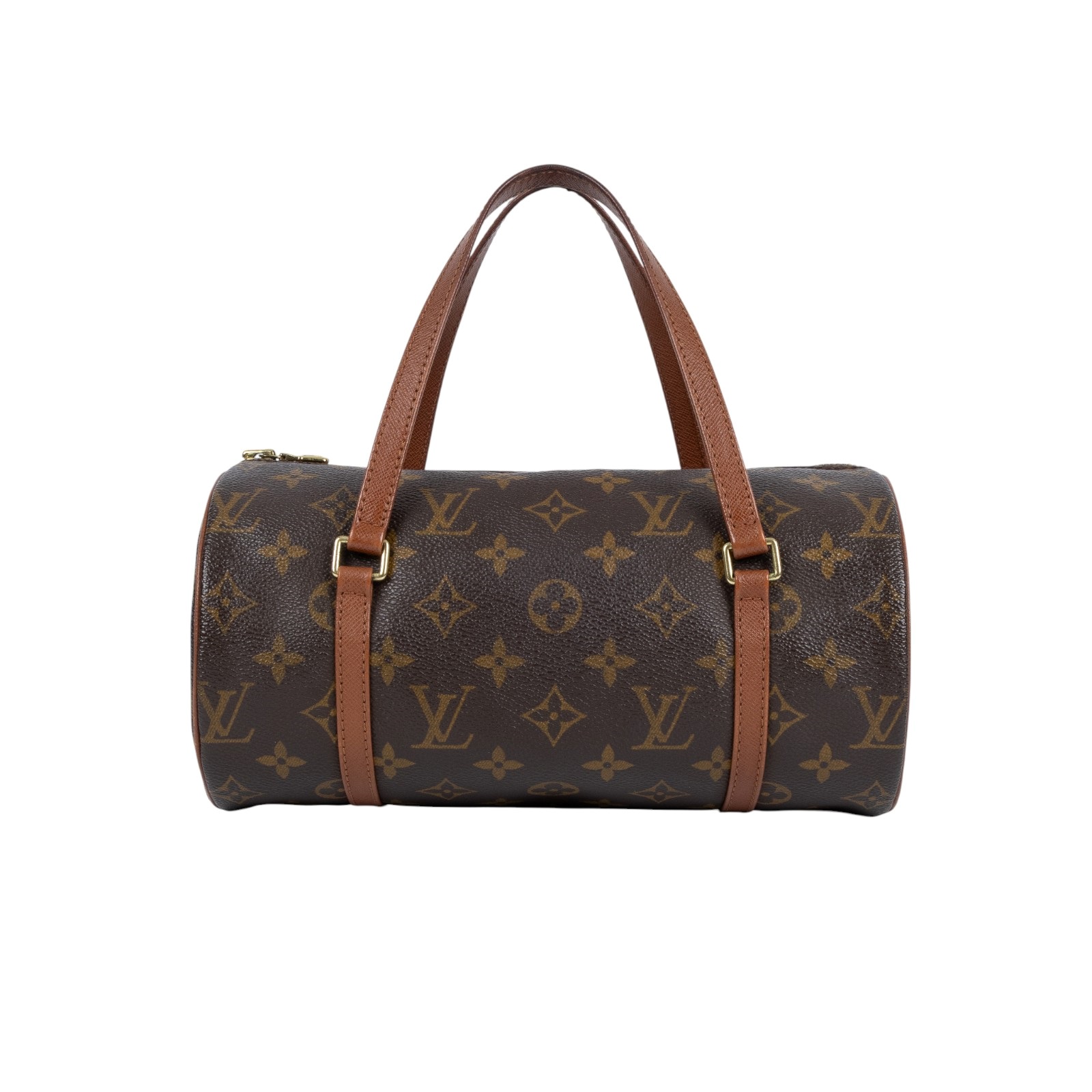 路易威登 LOUIS VUITTON Papillon 26 老花 圓筒 手提包 M51366 原花PAPILLON26 防塵袋