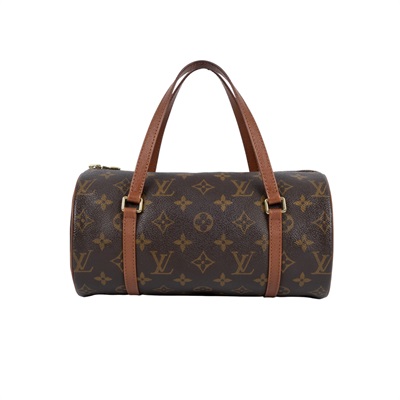 路易威登 LOUIS VUITTON Papillon 26 老花 圓筒 手提包 M51366 原花PAPILLON26 防塵袋