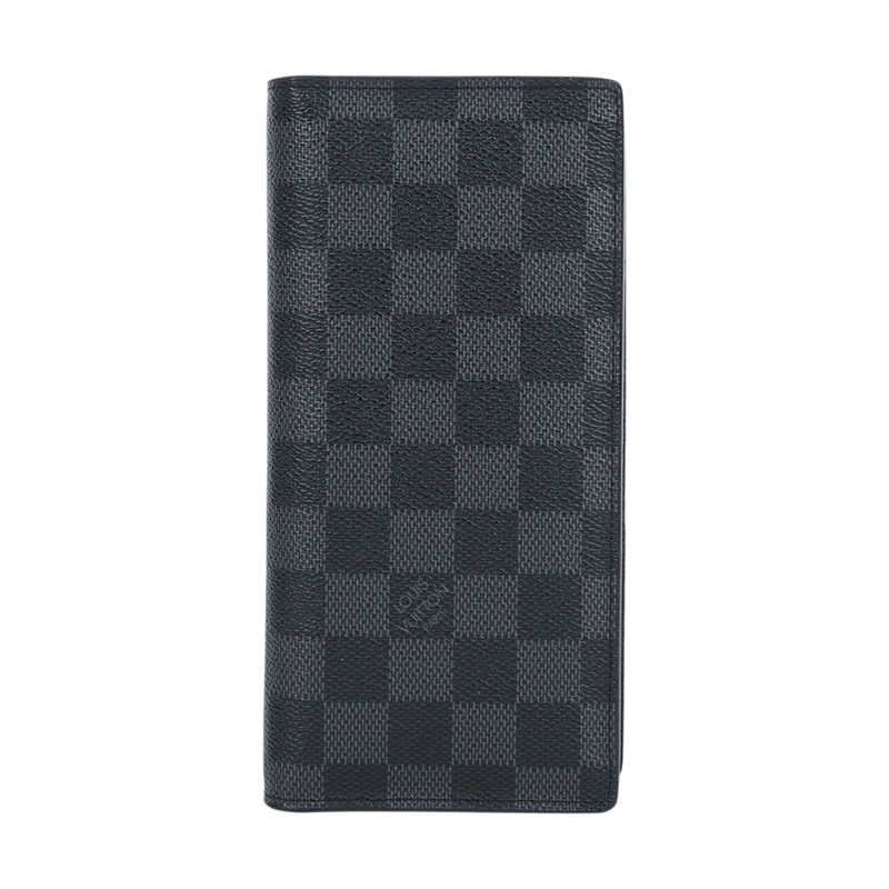 路易威登 LOUIS VUITTON Brazza 錢包 長夾 棋盤格 N62665 黑棋盤雙開長夾 原廠盒子/防塵袋