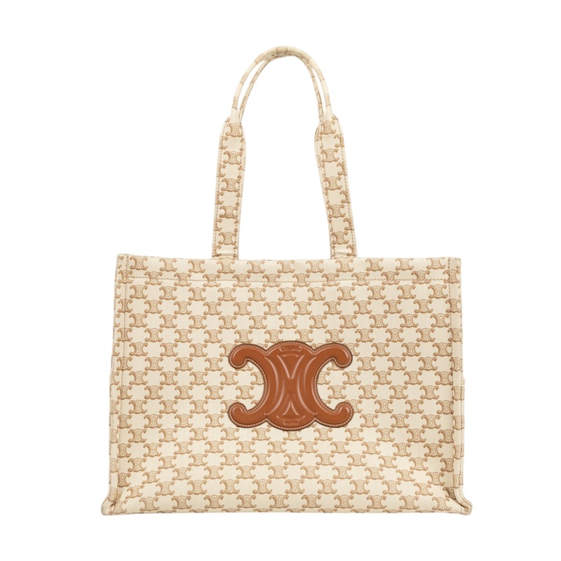 思琳 CELINE CABAS THAIS LARGE 托特包 196762DMI 帆布凱旋印花CABAS  LARGE TOTE 無附屬品