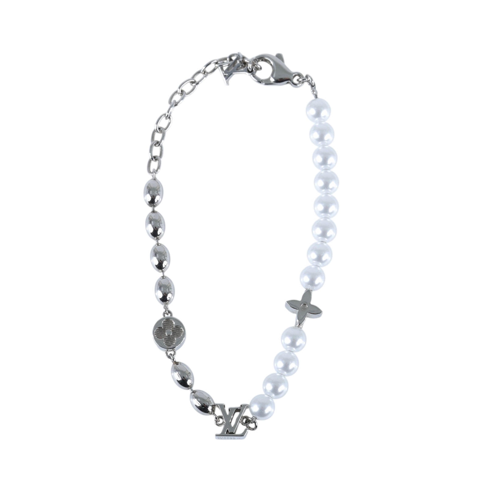 路易威登 LOUIS VUITTON Pearls Fusion 手鍊 M1556A Pearls Fusion 手鍊 原廠盒子/防塵袋/購買證明影本