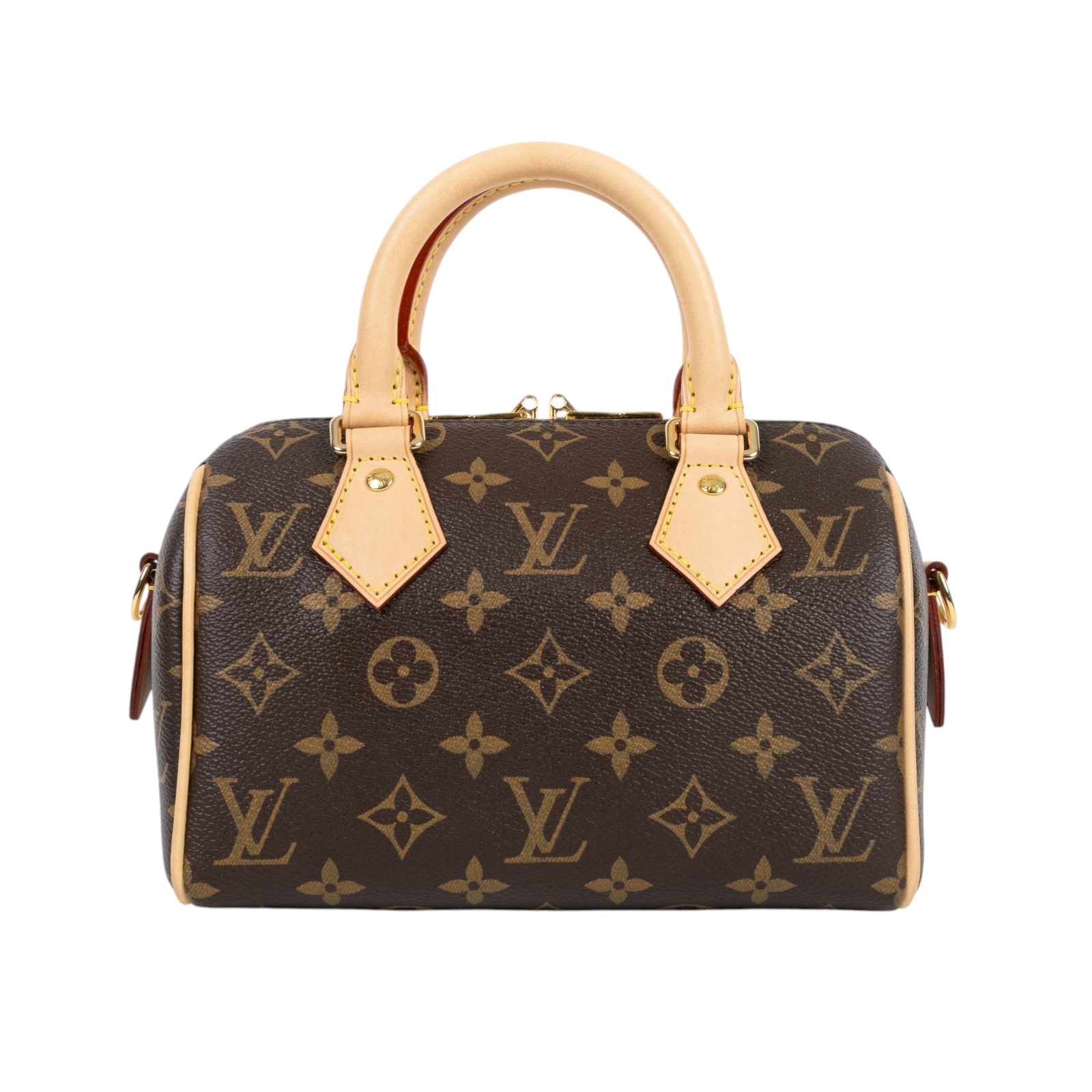 路易威登 LOUIS VUITTON Speedy Bandoulière  20 原花 手提 斜背 波士頓包 黑色 M46234 晶片款  無附屬品(缺鎖組)