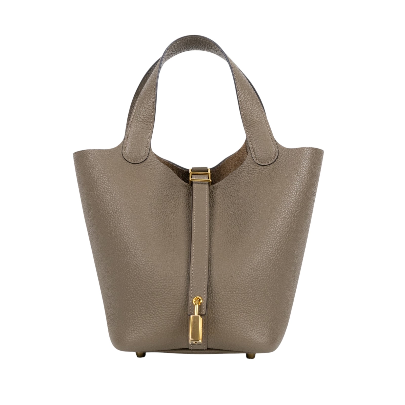 愛馬仕 Hermes Picotin Lock 18 菜籃子包 PT18 /色號M1 牛至色 PICOTIN 18 TC 原廠盒子/鎖組